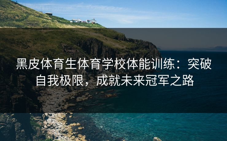 黑皮体育生体育学校体能训练：突破自我极限，成就未来冠军之路